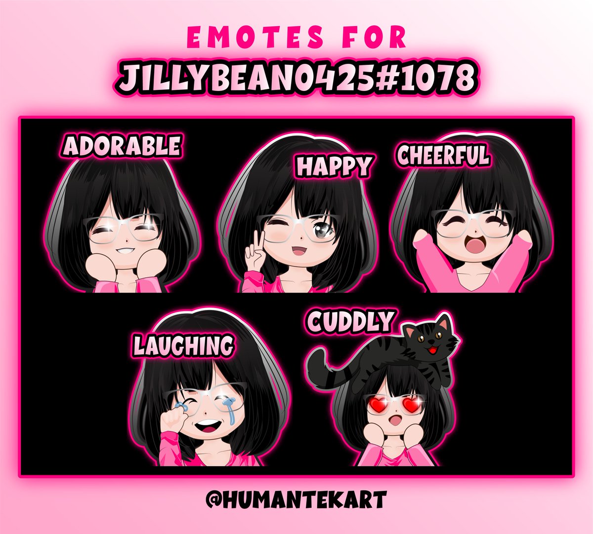 celeste_koa's tweet photo. made these cute emotes for @Jilly_Bean0425 and congrats on getting affiliate!! ๐๐๐
#smallstreamer #twitchstreamer #twitchtv #emotes #VtuberGFX #TwitchAffilate
@BlazedRTs
@sme_rt https://t.co/8uRXRciO4D