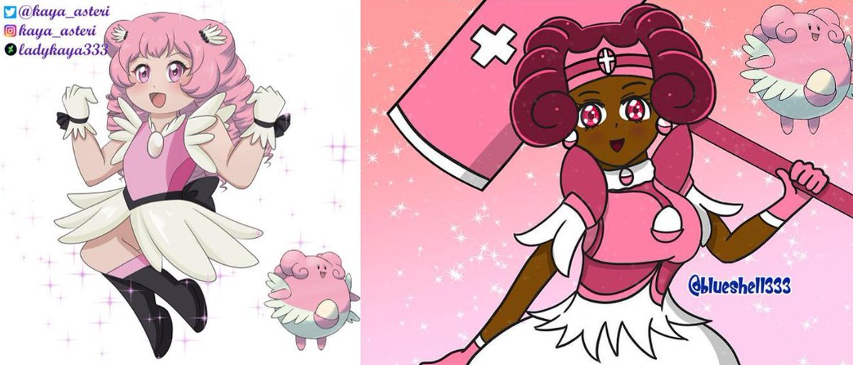Kaya_Asteri's tweet photo. Collab with my good friend @blueshell333! Please check out his art as well and consider liking, following, and sharing!
.
.
.
#artistsontwitter #digitalart #cute #blueshell333 #pokémon #pokemon #kayaasteri #collab #gijinka #magicalgirl #blissey #alcremie #chibi #clipstudiopaint https://t.co/R06ulZBsGU