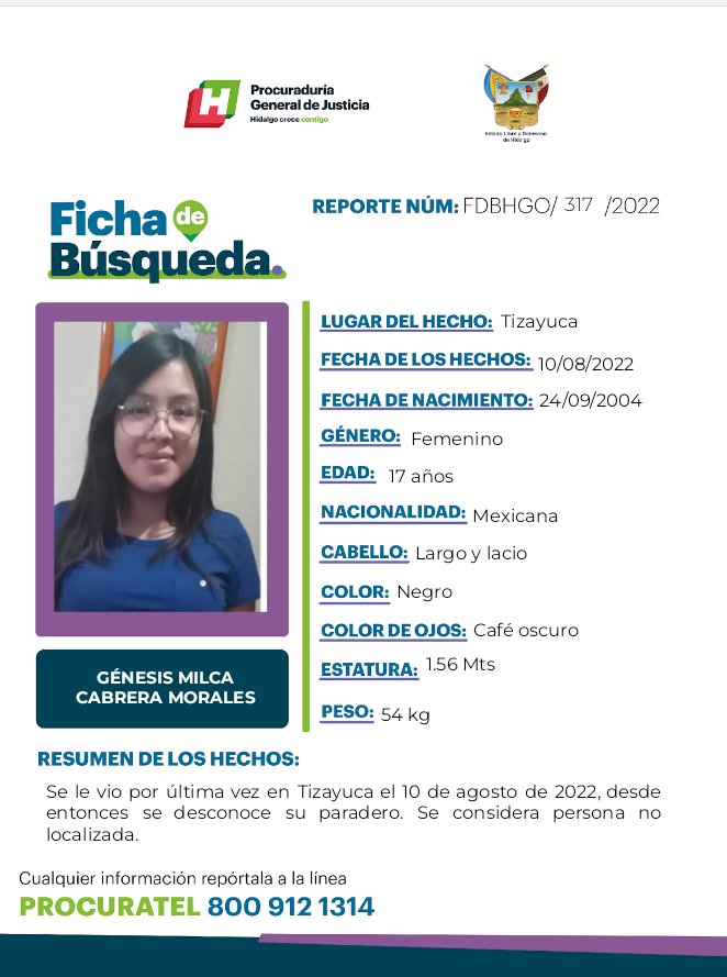 Procuraduría General de Justicia de Hidalgo tweet media