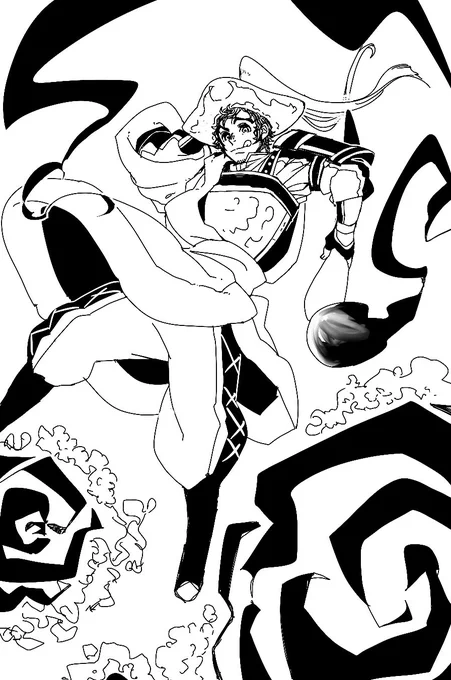 ばたい
※資料なしで描いたので多分色々間違えたとおもいます 