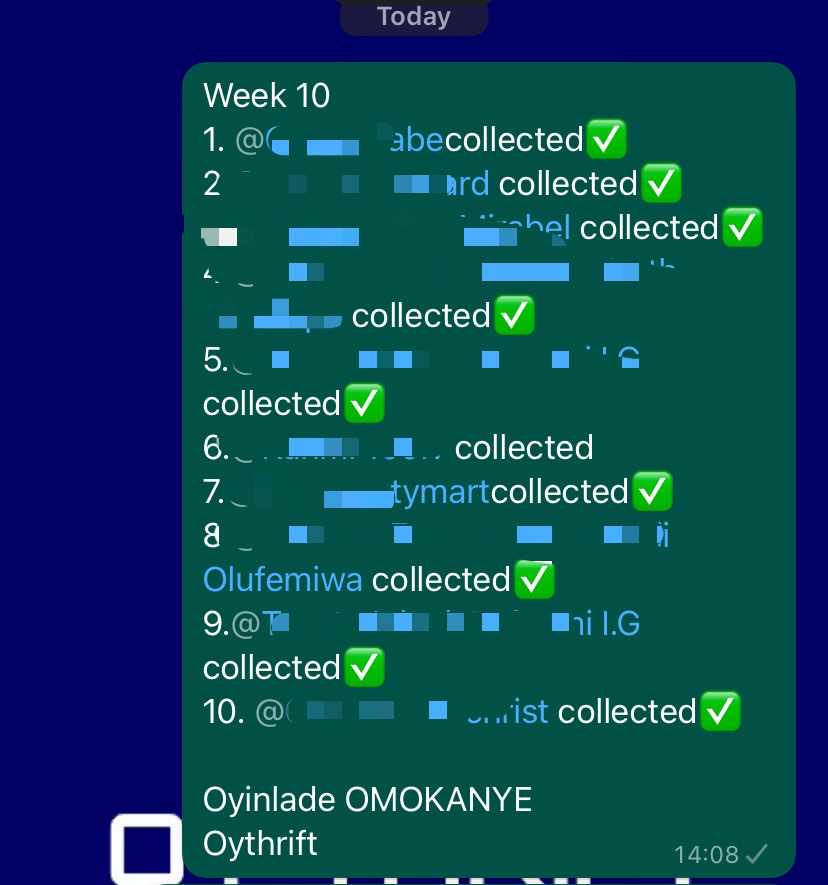 kanyehomes_ng's tweet photo. Group has ended, 1k every week to cart 10k has slots 34567 available! Send a Dm to get started!
#adashe #onlineadashe #adasheonline #blackownedbusinesses #onlineajo #groupcontribution https://t.co/ziHMU6aEd4