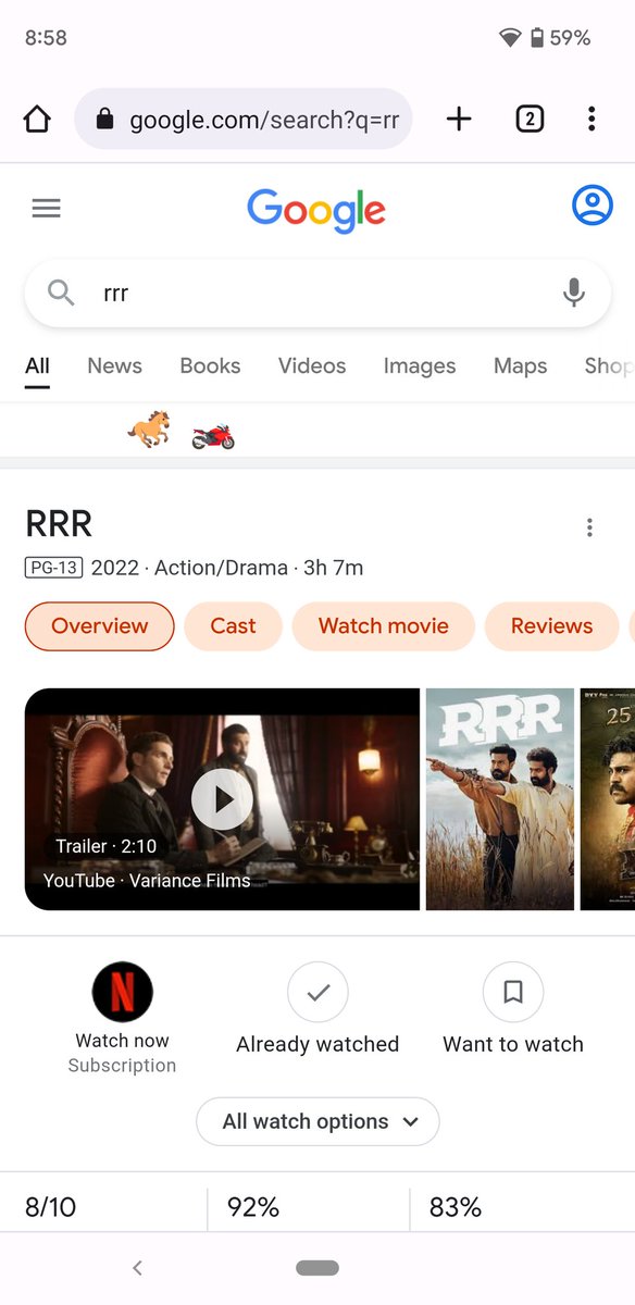 desi_dallas's tweet photo. 🏍 🐎 @Google acknowledges the the GLOBAL PHENOMENON #RRR !!!
 #RRRTakeOver #RRRMovie https://t.co/NTF6afA8vi