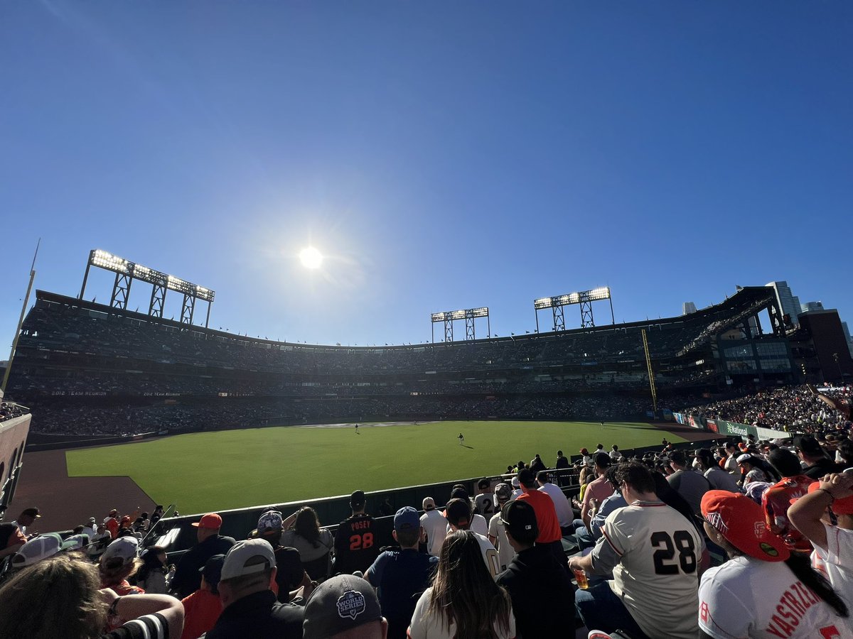 pixelactivist's tweet photo. Couldn’t ask for a better surprise than our #415Club Fam who made sure we went to this game 🙏🏼

2012 WS Reunion, Bobblehead Day, and just vibing with fellow fans trading bobbleheads and stories. 

Life rn 🙏🏼🤘🏼🤍🧡@SFGiants https://t.co/fBD3P1rTYD