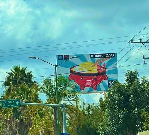 RamenDAO_'s tweet photo. Looks like the billboard worked 🚀🚀🚀 #GorillaeGang #NFTCommunity
FELLING #RAMISH 🍜 mint now
#MintingNow #SOL https://t.co/xTAewlbbCW
