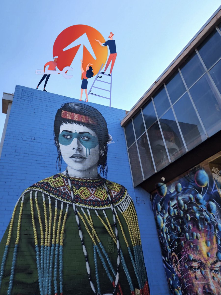 EverRiseKing's tweet photo. Come across this amazing piece of #Streetart in #Melbourne today! 

Real Eyes 👀, Realize, #EverRise! 📈🚀

#AlwaysBuilding #EverRiseV3 $Rise #EverRevoke #Risers #BNB #Ethereum #Crypto #DeFi #NFT #NFTCommunity #22Colab #NFTs #NeverGiveUp #Believe @22Collab 💙🧩 https://t.co/4jGWyowSos