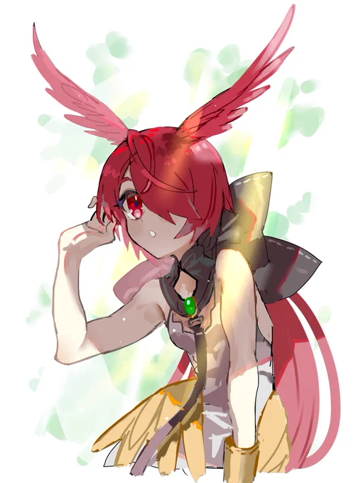 fgo戦乙女コスしてみた～うさ耳ぽい羽可愛いよね#uguart 