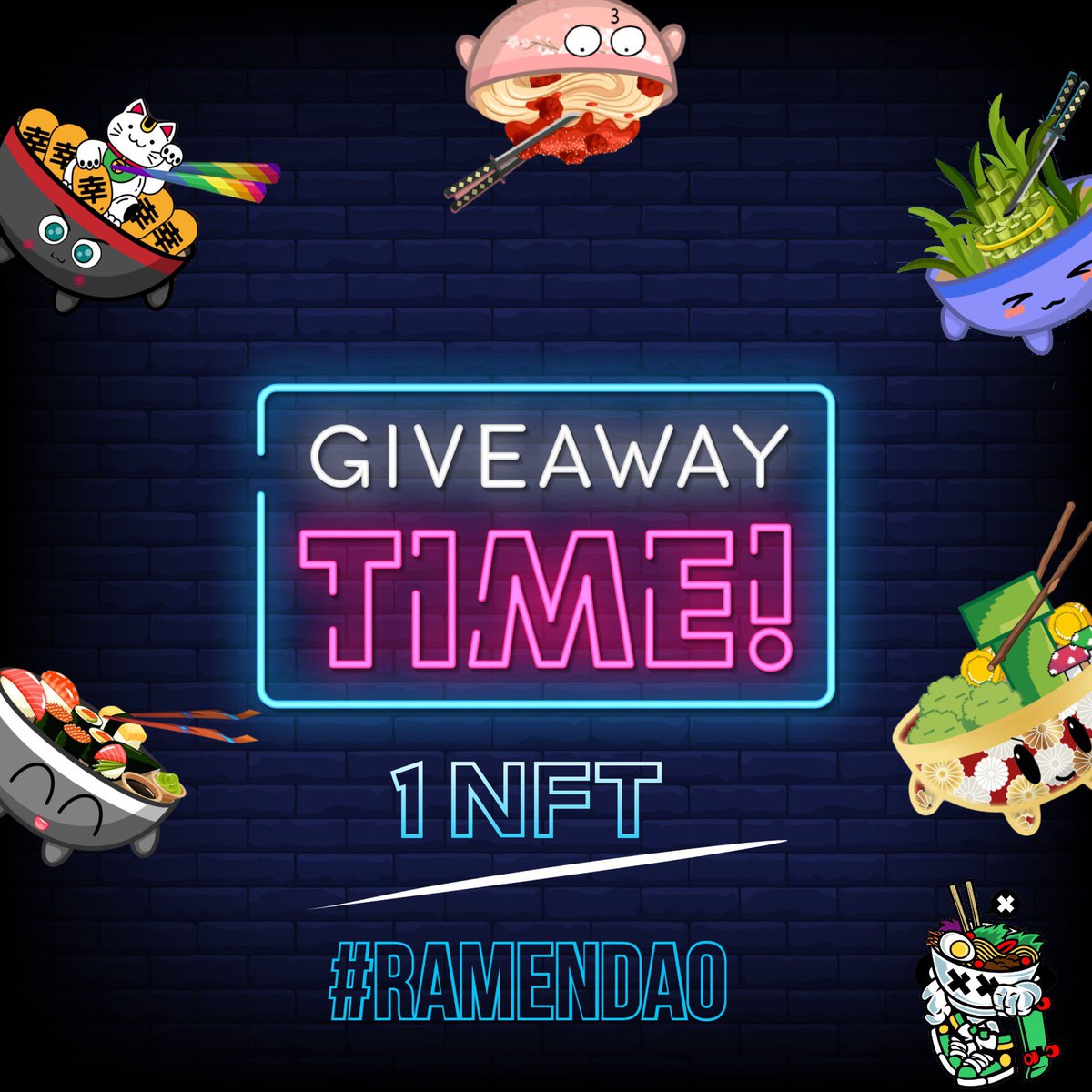 RamenDAO_'s tweet photo. Who else is feeling #ramish on the @RamenDAO? 😜
Spend 500 $XLVA for 1 RamenDAO NFT that will be airdropped soon. 👀
Make sure to follow them and join the discord 🍜
Visit 👉 https://t.co/NgUhzVtg93
Join discord: https://t.co/XCrlacyhwz
#GreenChipNFT #GorillaeGang https://t.co/VmIK7Ek93H