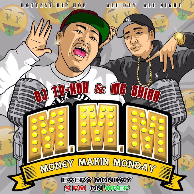 8/14(日) #WREP 再放送  ▼16:00 DOTAMA ▼17:00 DJ TY-KOH, SHINA, DJ CAPITAL-T ▼18:00 DJ TY-KOH, SHINA  >番組視聴はこちら wrep.jp