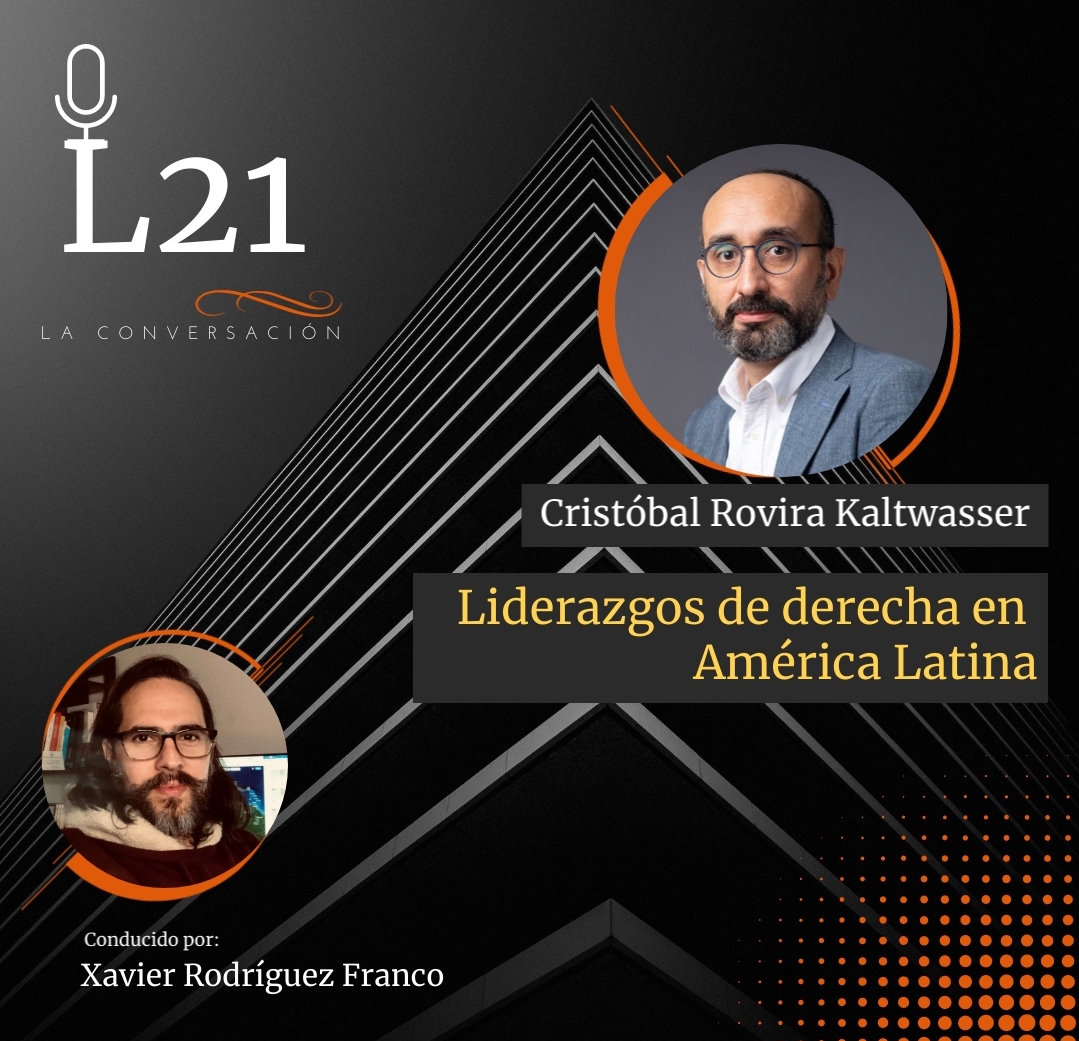 🎙 | "Liderazgos de derecha en América Latina". Entrevista a Cristóbal Rovira Kaltwasser conducida por <a href="/xfranco22/">Xavier Rodríguez Franco 🎙️</a> 
Episodio de cierre de esta IV temporada de #LaConversación 
Disponible aquí y en las principales plataformas de audio:
latinoamerica21.com/podcast/lidera…