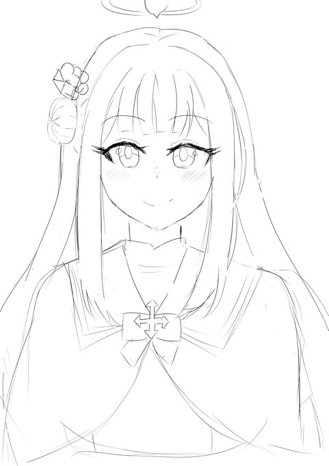 ミカ顔がいい(こういう正面絵を学生証で使ってアレコレしたい) 