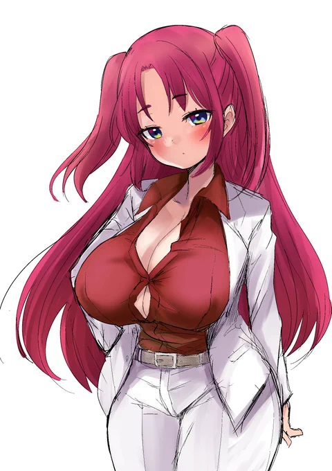 白のスーツ 