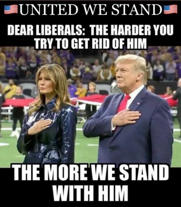 snoopsmom123's tweet photo. And itโs never been more true ๐บ๐ธโค๏ธ
#AmericaFirst ๐บ๐ธโค๏ธ
#TrumpASAP ๐บ๐ธโค๏ธ
(*Liberals now๐ฐ leftist totalitarians) https://t.co/mrnt3aUg2O