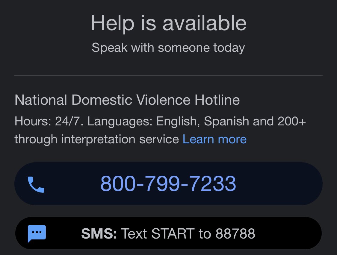 OnPatrolLive's tweet photo. Domestic violence can’t stand. If you or someone you know needs help, please reach out to the resources below. You can also search, “domestic violence” on Google for additional options including chat. #OnPatrolLive #OPLive #OPNation #DomesticViolence https://t.co/GRMVcNHczj