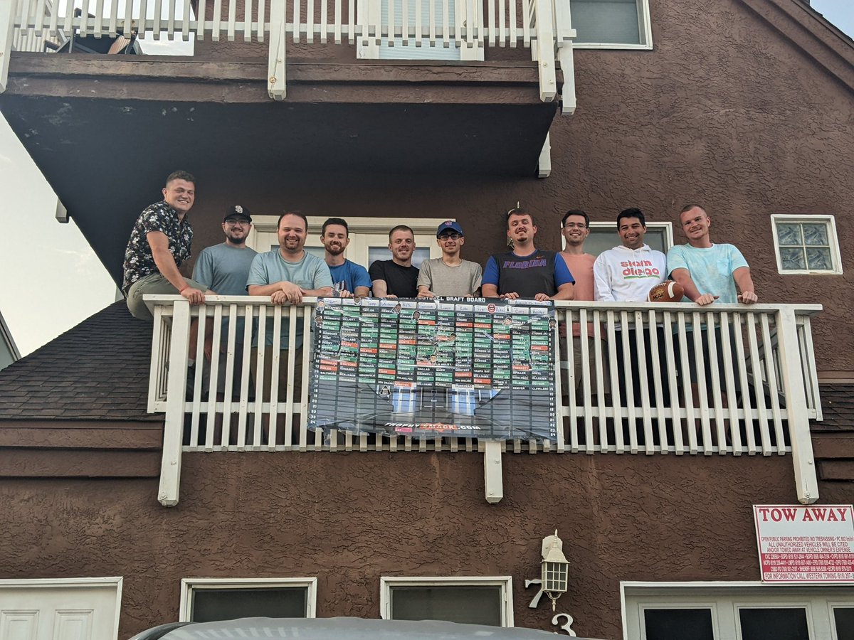 FortisFantasy's tweet photo. Fantasy Draft San Diego in the books 🌴 https://t.co/o8ZlqIqZdC