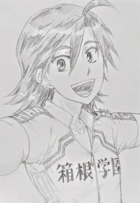 真波くん。
#アナログ #イラスト #落書き #弱虫ペダル #真波山岳 