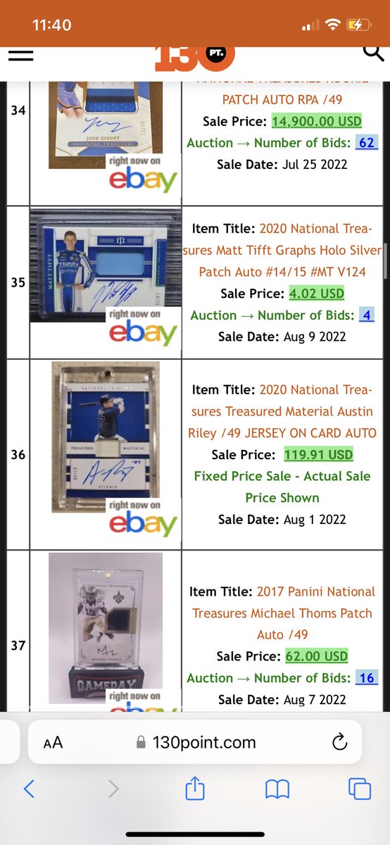 mattyb_cards's tweet photo. @carymcgrath17 @midwestboxbreak @PhilsPulls @BreakClubNFT Looking to trade this Riley patch/on card auto /49. Have a new one coming in https://t.co/skDyuK5hAh