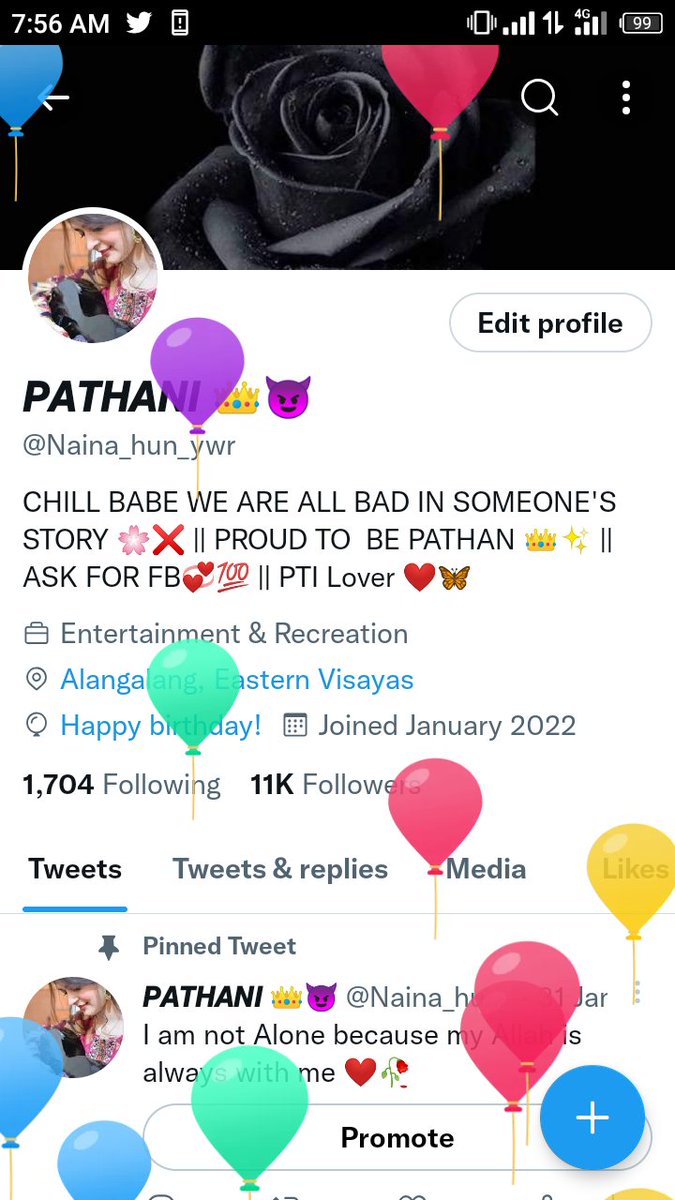 balloons on my tl😢😢🎂🎂🎂🎂🎂