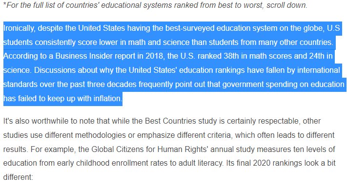 AltronsUge's tweet photo. Yeah, and the result is us being incredibly dumb in math and science because we don't provide enough funding to public education, and more funding in education can provide zero need for people to pay for pointless shit like tuition. https://t.co/QYfNohVYX1