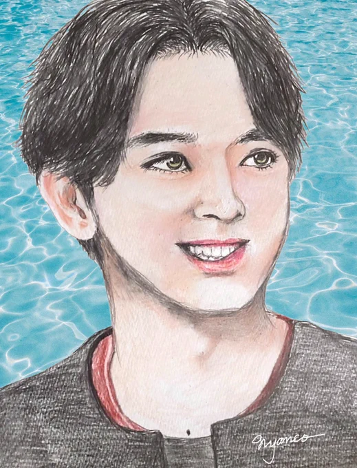 以前UPした「納涼 吉沢亮」に  "涼"足しました#吉沢亮 
