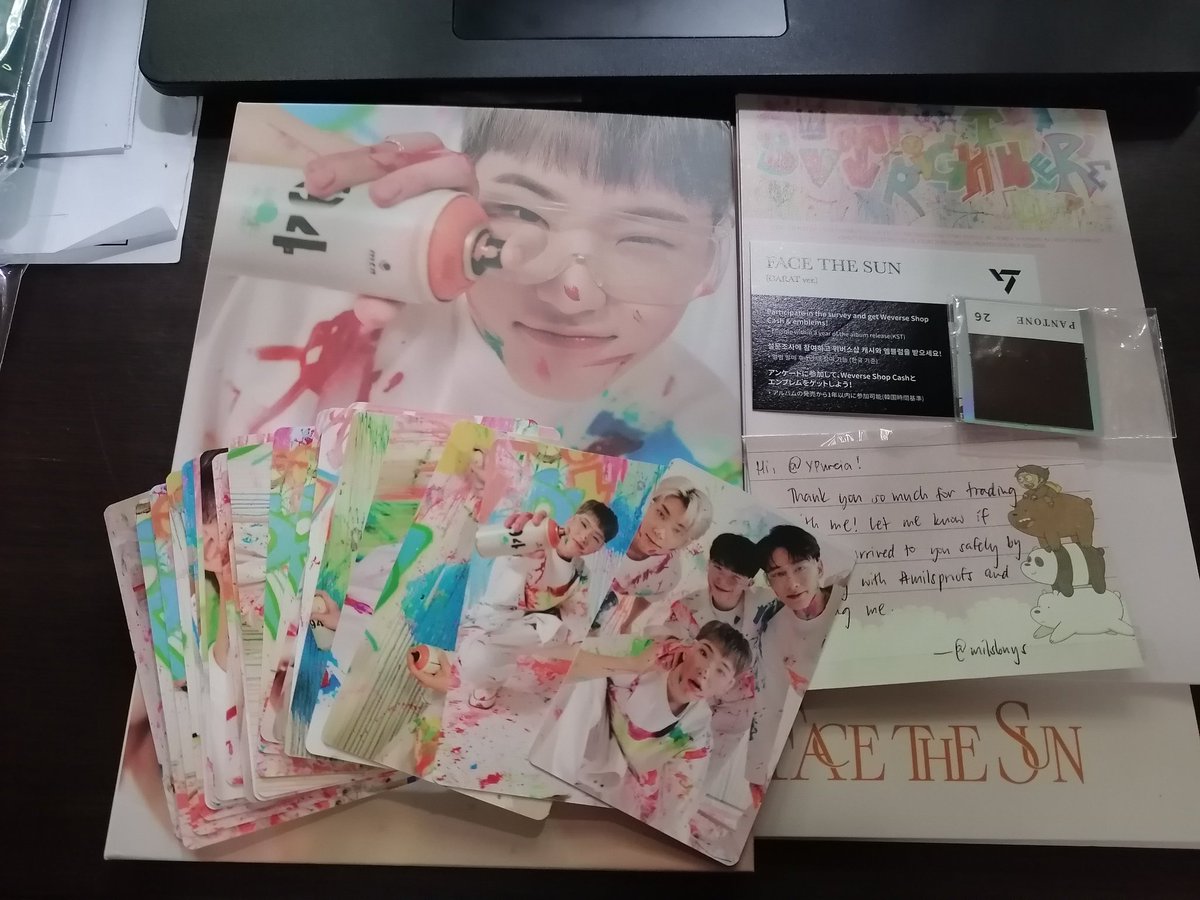 YPurcia's tweet photo. Hi @milsbuys, nakauwi na si Hoshi😊. Thank you for trading with me, sana nakauwi na din c Mingyu ng maayos💜💜💜 #milsproofs https://t.co/GmsfYEi94j