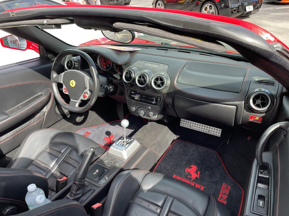 FerrariFreak60B's tweet photo. Incredible line up @supercarsa Florida. Saw the gated 6-Speed F430 and knew @McCainJack would love it as much as I did. Then some solid classic exotics arrived. Such a great show! https://t.co/HGV0jTtBW7