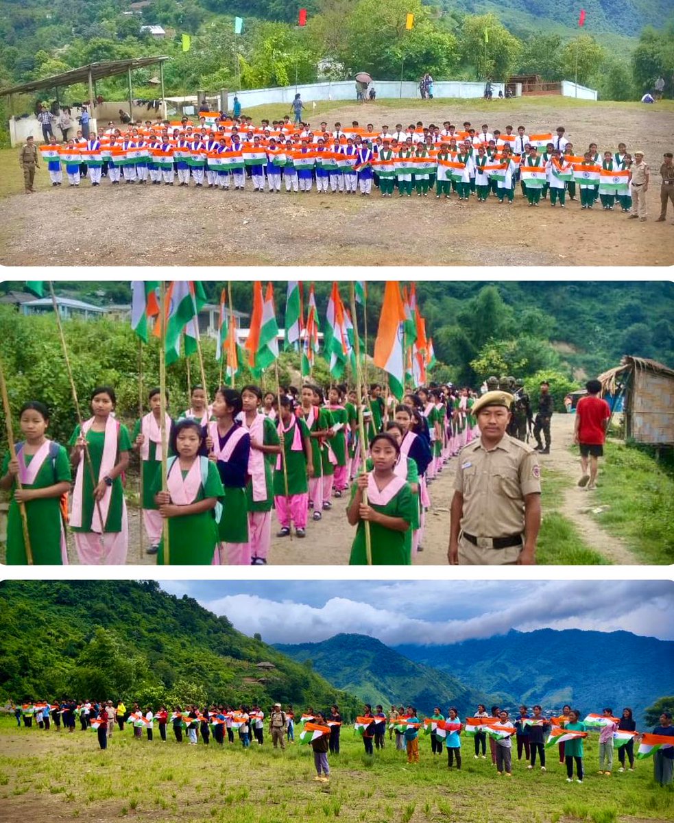 SpLongding's tweet photo. Enthusiastic students of Longding district participate in #HarGharTiranga campaign. @DgpPradesh @ArunachalCMO @BrigMishra https://t.co/FIDwCtLbjZ