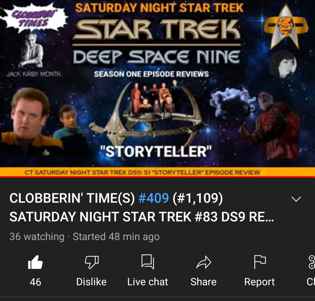 GNinjuh's tweet photo. 👊 #ClobberinTimes(s) 👊 #0409 (#1,109)
SATURDAY NIGHT #StarTrek #083
#DS9 #Reviews With #RaquelBriggs
@BenJGrimm64, #MónCapitán
@RM_Briggs, #COMMANDER
STOP IN FOR SOME #RealTrek! 🖖🏾😁
https://t.co/iorhgky5kY
CHECK OUT #RMBriggs ⬇️⬇️⬇️
https://t.co/G85BaQlM68 https://t.co/75CqIlLPXI