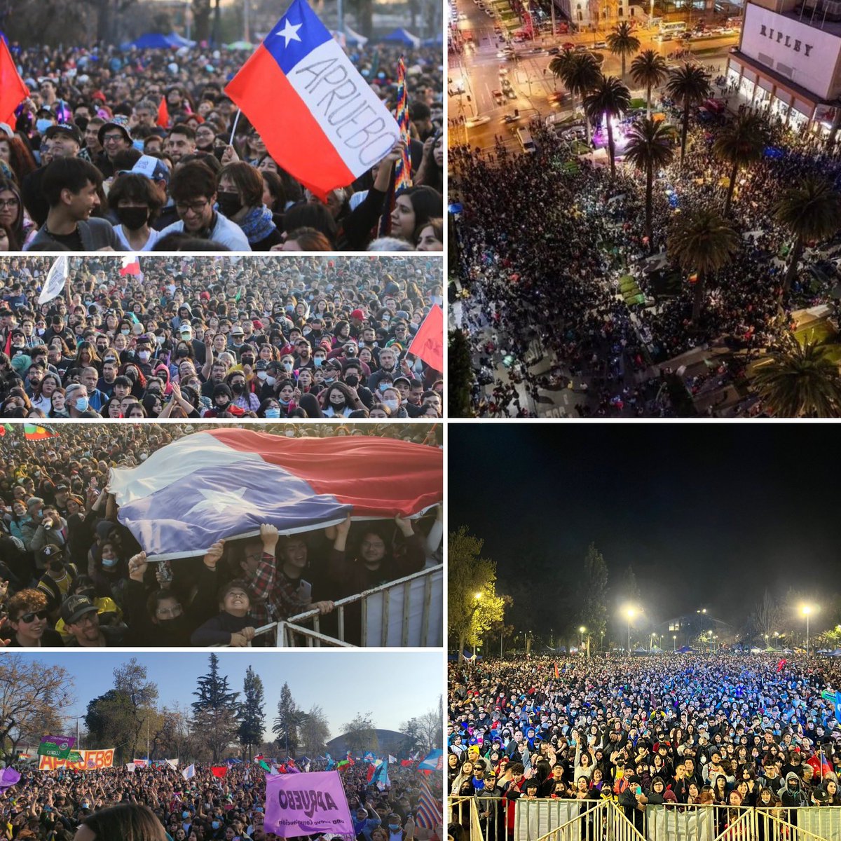 Una de las maniobras más antiguas es tratar de convencer al otro que ya está perdido antes de la elección, para desmoralizarlo, confundirlo y paralizarlo. Hoy miles demostraron que eso no va a funcionar, y que nuevamente derrotaremos a la mentira, el odio y el miedo. #Apruebo 🇨🇱