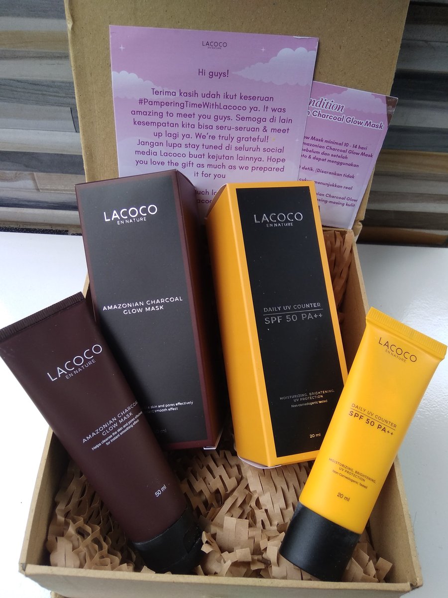 Kamilaaaaaa15's tweet photo. Waaa thank you minco @lacoco_id , pakettt nya sudah mendarat selamat sehat.
#pamperingtimewithlacoco https://t.co/sfFDDAJ47X