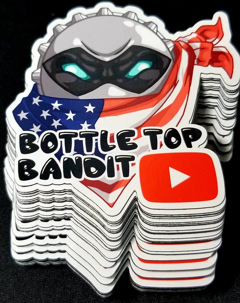 BottleTopBandit's tweet photo. We got a few magnets with the new #Patriotic logo. If anyone would like to do a #StickerTrade let us know we are always up for it!!! https://t.co/OdaVapCTZ5