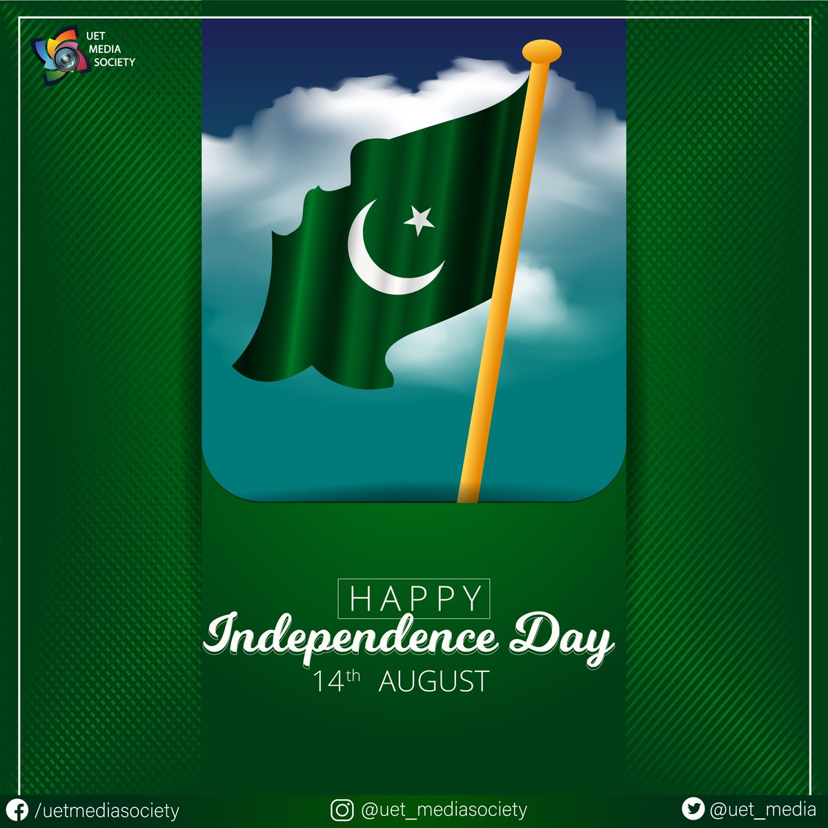 uet_media's tweet photo. #IndependenceDay2022  #IndependenceDay #Pakistan  #PakistanZindabad https://t.co/xaPCdLzmxU