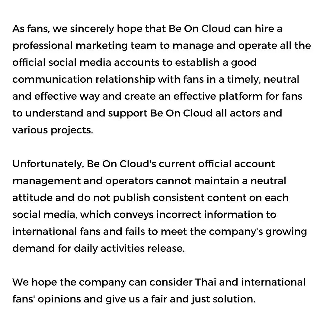 gottalovemysf's tweet photo. Your company truly need a professional marketing team to promote and operate all the official social media accounts. BOC please speak up and solve the problems! 
#BOCMktgTeam https://t.co/Eke5fMXX9V