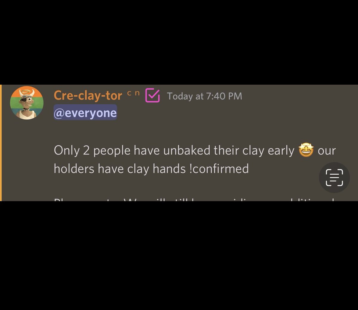 Over 4k holders… and only TWO people have unbaked their clay. 

I knew we were a strong community… but daaaammnnnnn…. 💪 

<a href="/claymates/">Clay Nation</a> @lenna_clay <a href="/ClayJoons/">Joons</a> 
#Cardano