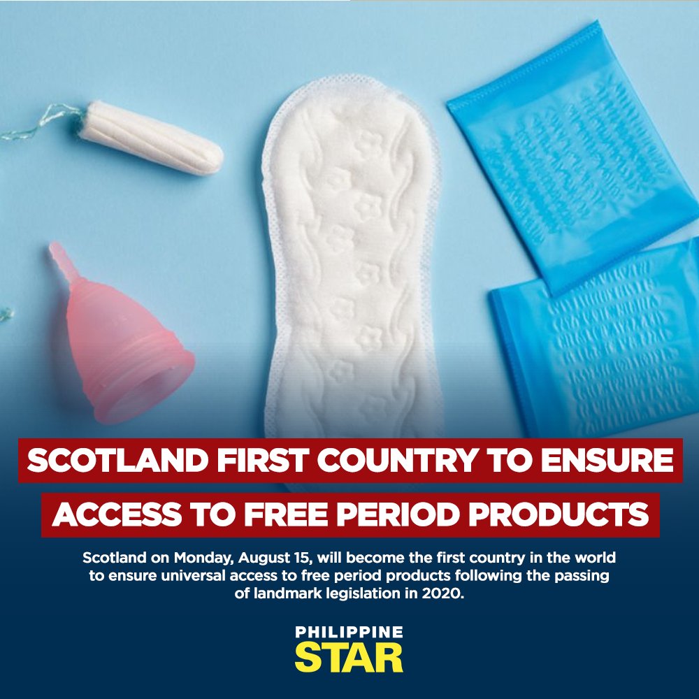 Councils and education providers will be legally required to make period products available free of charge to anyone who needs them, the Scottish government said in a statement issued Sunday. bit.ly/3JQn005