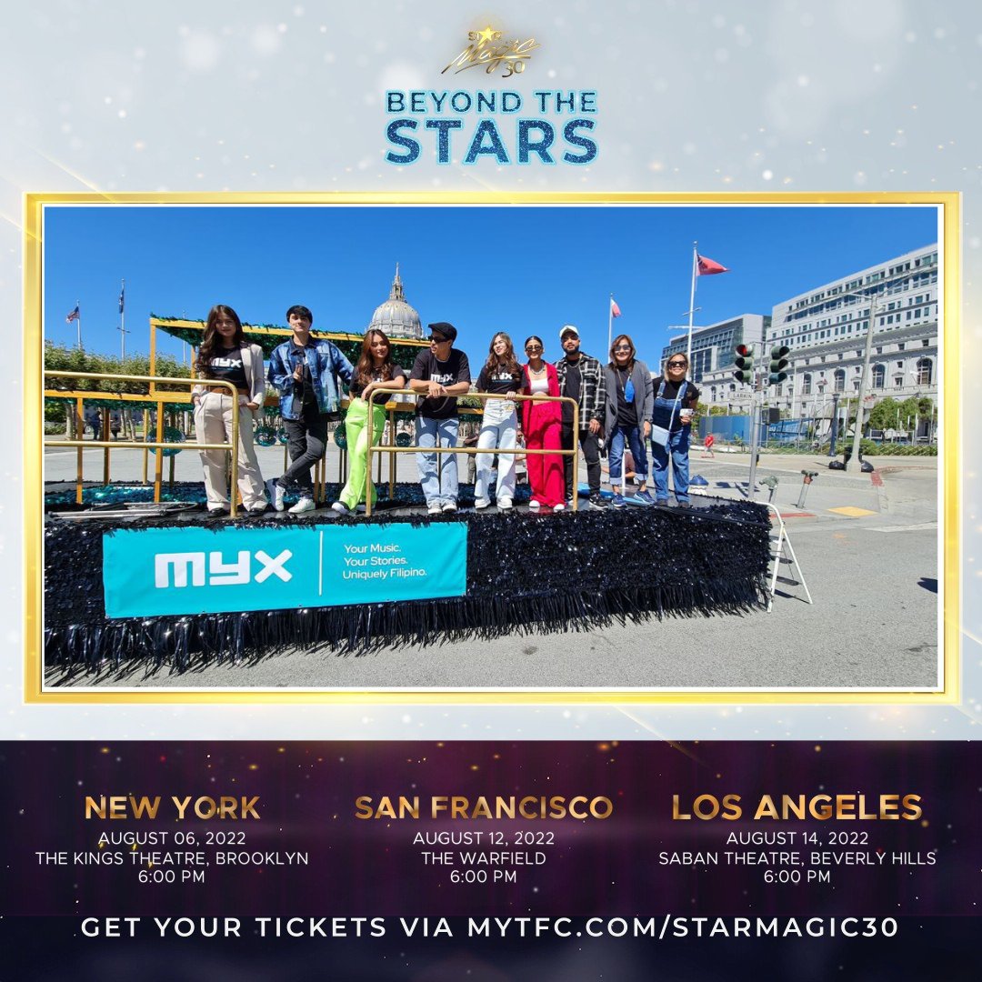 KapamilyaTFC's tweet photo. Star Magic Stars attended the Pistahan parade and festival  😍 

Catch their final Star Magic Beyond The Stars leg in LA tomorrow. 

Grab your tickets now --> https://t.co/QzS6Hjibtu⁣  

#StarMagic30thUSTour
#StarMagicBeyondTheStars https://t.co/06dopcKkS1