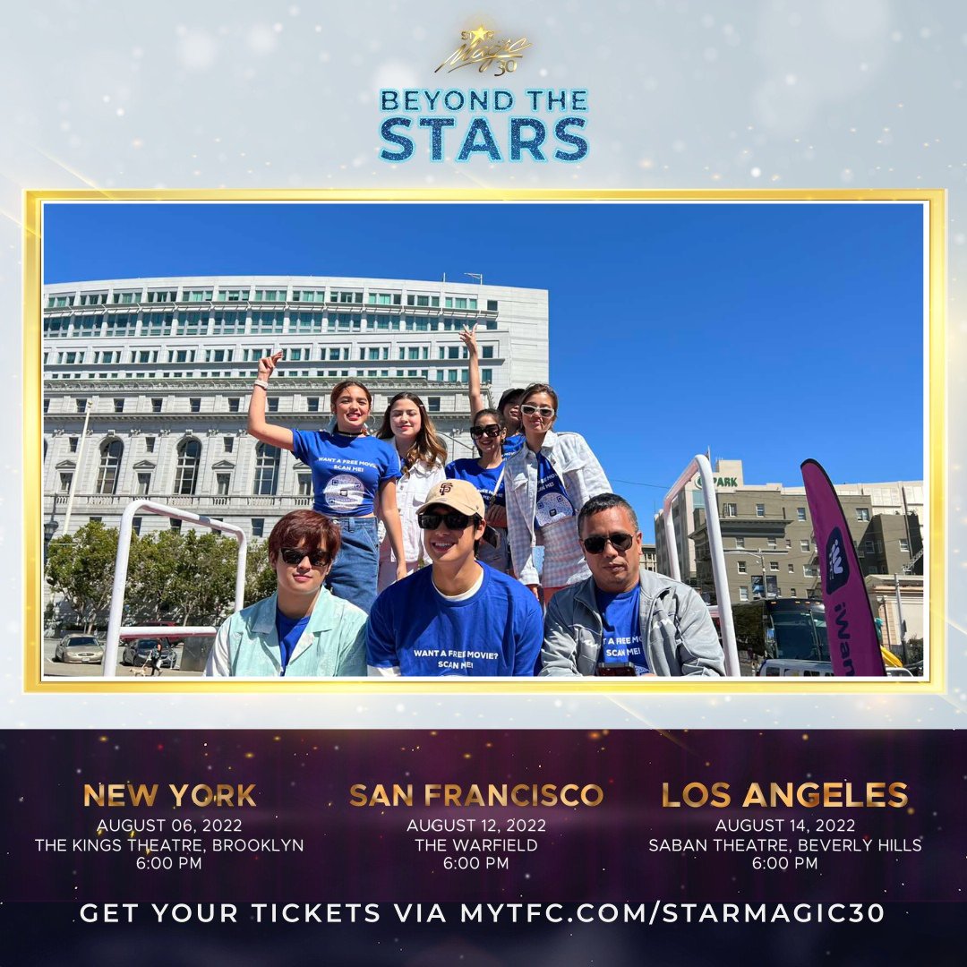 KapamilyaTFC's tweet photo. Star Magic Stars attended the Pistahan parade and festival  😍 

Catch their final Star Magic Beyond The Stars leg in LA tomorrow. 

Grab your tickets now --> https://t.co/QzS6Hjibtu⁣  

#StarMagic30thUSTour
#StarMagicBeyondTheStars https://t.co/06dopcKkS1