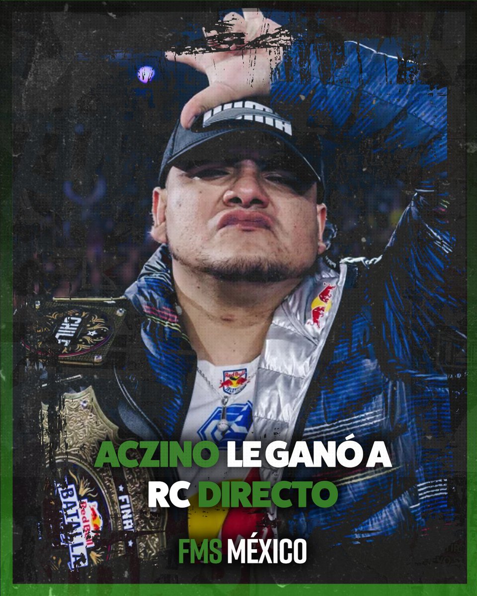elestilolibre's tweet photo. FMSMexico | Jornada 5.

🎖️¡  @aczino SE LLEVA LA BATALLA!🎖️

El demonio venció al profe @rc_tfk de forma directa y al sumar tres puntos comienza a marcar difercia en la cima🇲🇽

#FMSMexico #FMSMerida https://t.co/bK5wRjS4XN