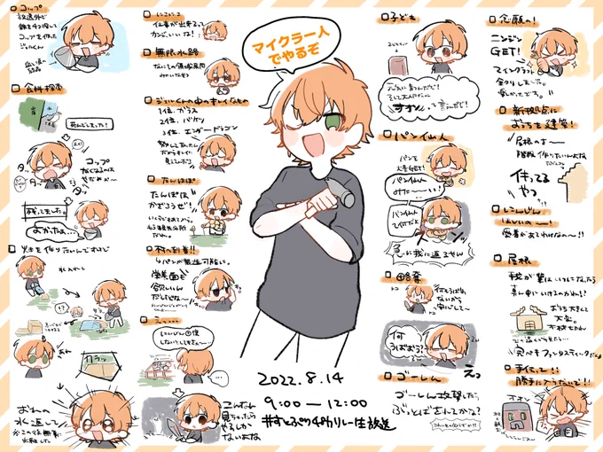 ジェルくん、個人枠ありがとうございました!めちゃくちゃ楽しかったです✌️
ジェルくんがどんどん成長していく姿に拍手喝采でした😭✨
#ジェルぎゃらりー 
#すとぷり48時間リレー生放送 