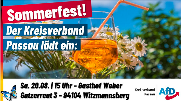 Infoticker_PA's tweet image. Die Erde brennt, Inflation und Gaskrise halten unsere Gedanken im Bann, #donotlookup trendet ... und Ralf Stadler, MdL von der #AfD #Passau säuft sich bei einem  Volksfest nach dem anderen als geladener Fascho-VIP "für seine Wähler" die Welt schön. Danke für nichts, Niederbayern.