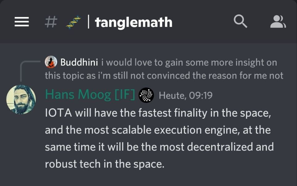 #IOTA

Listen carefully, this guy knows his stuff.  No one can say they knew nothing when the floodgates opened

Do they already have a punk from "Hans"?

He will get cult status 🌈💙🌈

🔥🚀🔥🚀

#OneOfUs 🤘