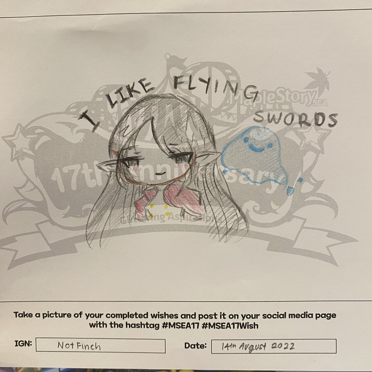 I love warrior classes, and especially more when swords can fly.
#MSEA17
#MSEA17Wish
#Adele