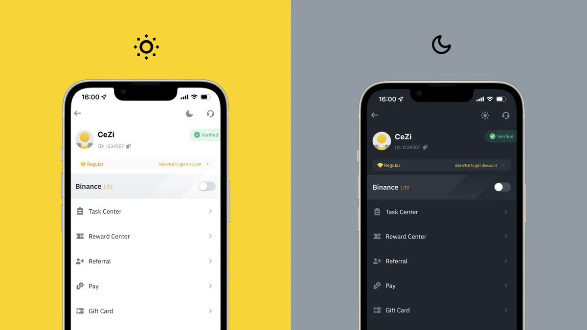 Binance tweet media