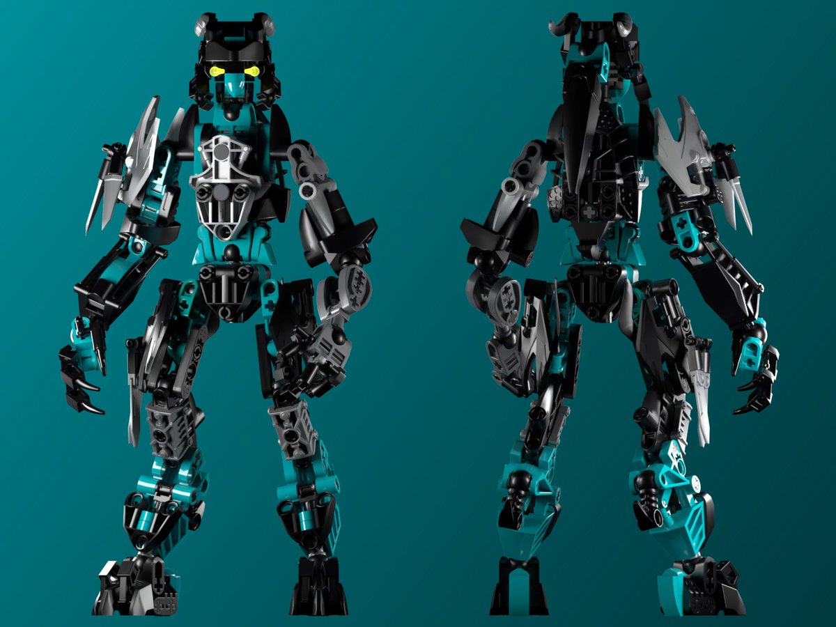 Miraider1's tweet photo. Lariska V2 (ver. Mirai)
The 2nd picture is the comparison between the V1 and V2.
#bionicle #bioniclelego #bioniclemoc #Lariska #stud_io https://t.co/NMx8n6ausw
