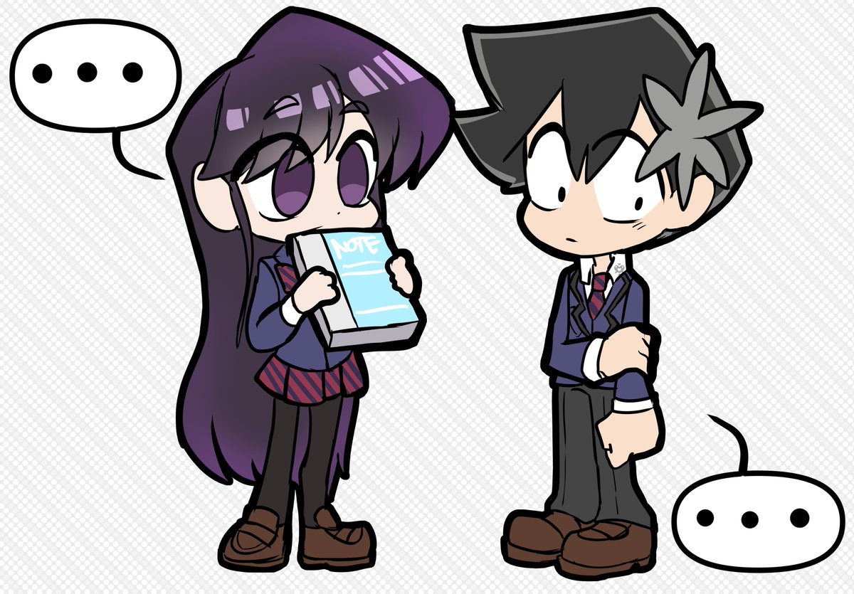 sakaruchibi12's tweet photo. Komi just can't. https://t.co/OaUVtE70Zw