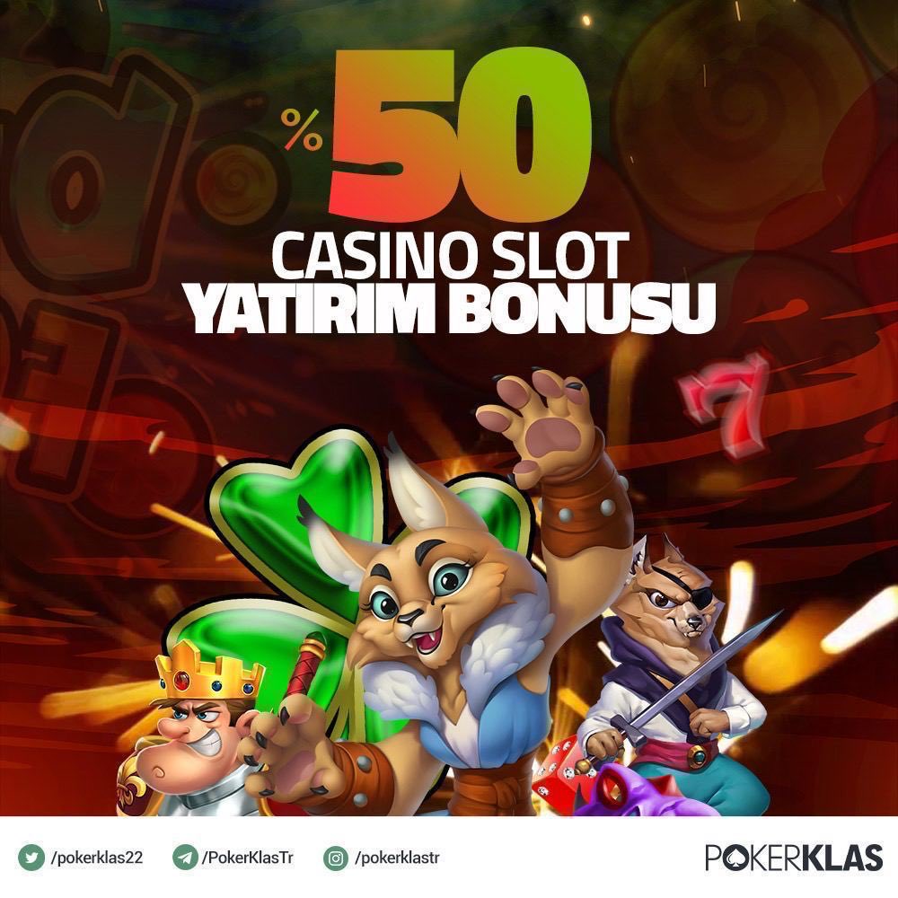 Pokerklas22's tweet photo. 👑PokerKlas Casino Slotta %50 daha avantajlı!

🤑Yatırımını PokerKlas ile yap %50 yatırım bonusu ile casino slotlar senin için dönsün! https://t.co/kB5avcTOYY