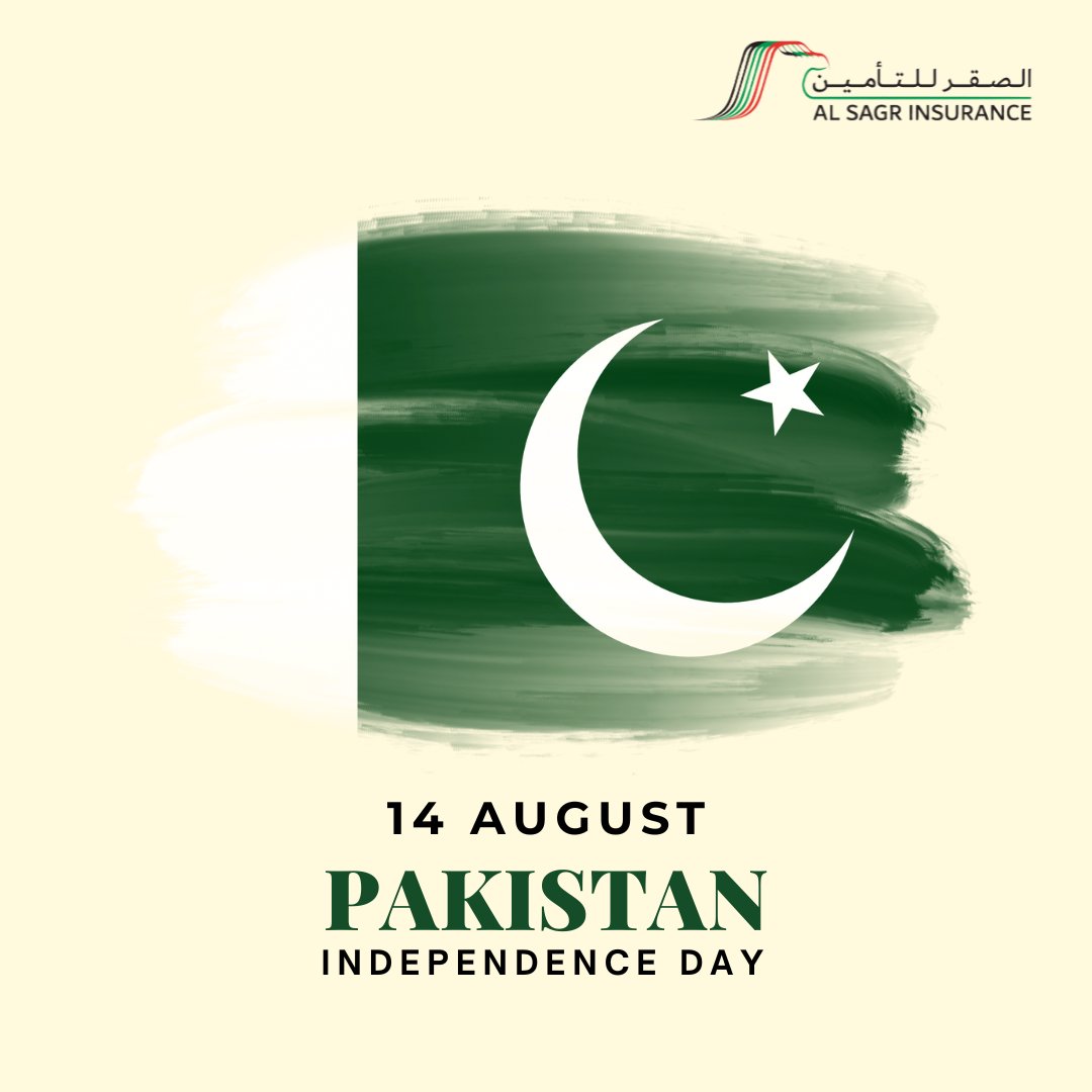 AlSagrUAE's tweet photo. Al Sagr National Insurance Company (ASNIC) wishes Pakistan and all its citizens a very happy 75th independence day.

#happyindependenceday #pakistan #14august #75yearsofindependence #asnic https://t.co/amAYAqlDHK