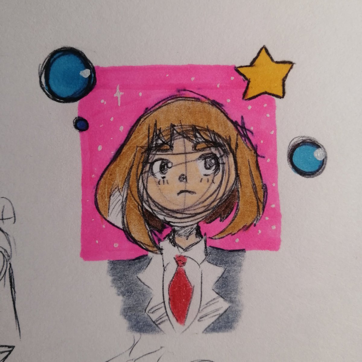 RobotRock26's tweet photo. Holaaa :D! Ando emocionado, por que es el primer dibujo que coloreo y del que me siento orgulloso ๐ฅฐ๐
#Uraka #MyHeroAcademia #OhacoUraka #animegirl #BokuNoHeroAcademia #dibujo https://t.co/bvPqoQwLyi