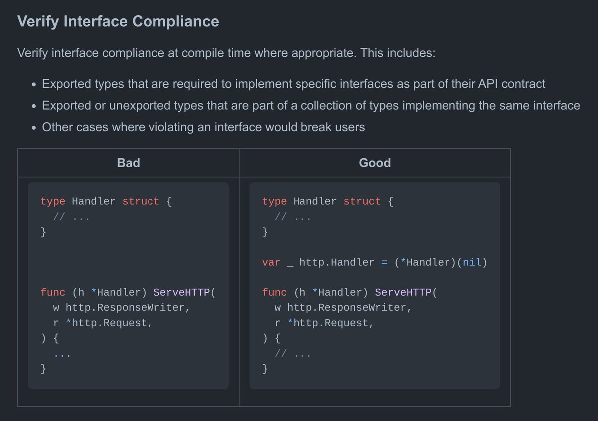 golangch's tweet image. Checkout Uber&apos;s Go Code Style Guide
#golang

go4.li/xRKoXj