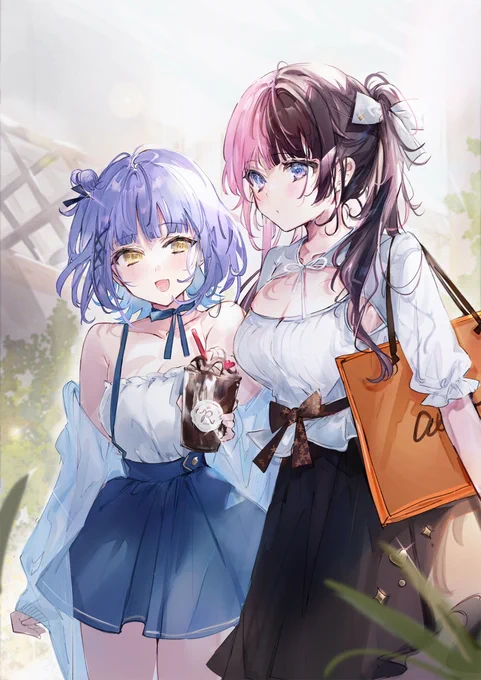 おでかけ～! #橘ひなの #紫宮るな  