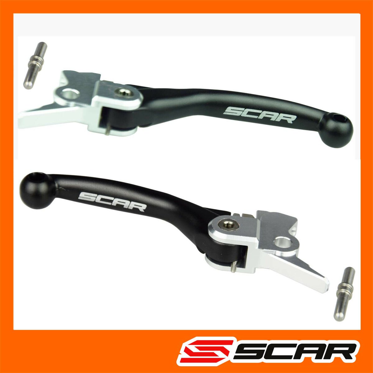 100PerCentMoto's tweet photo. @scarracing pivot flex clutch and brake levers are 🔥🔥🔥
Billet alloy ✅
Grippy black anodising ✅
Lever reach adjustable ✅
Perfect fit and feel ✅
IN STOCK NOW for ALL Japanese and European dirt bikes ✅
AU$79.95 each ✅
AU$149.95 per pair ✅
Click: https://t.co/NUNwUjzRUx https://t.co/80EHtqq5G3